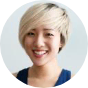 Smiling woman with short blonde hair, likely a service provider.